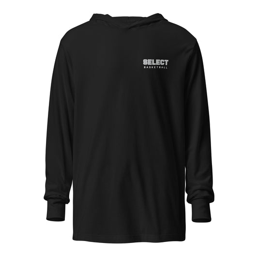 Performance | Hooded Long Sleeve T Shirt | Colorado Select Basketball | Sport - Text Logo