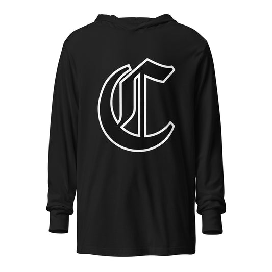 Performance | Hooded Long Sleeve T Shirt | Connetquot Chiefs | Emblem Logo