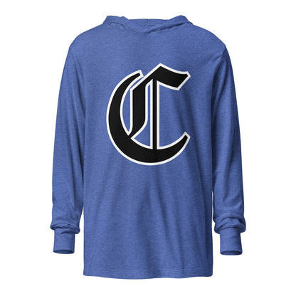 Performance | Hooded Long Sleeve T Shirt | Connetquot Chiefs | Emblem Logo