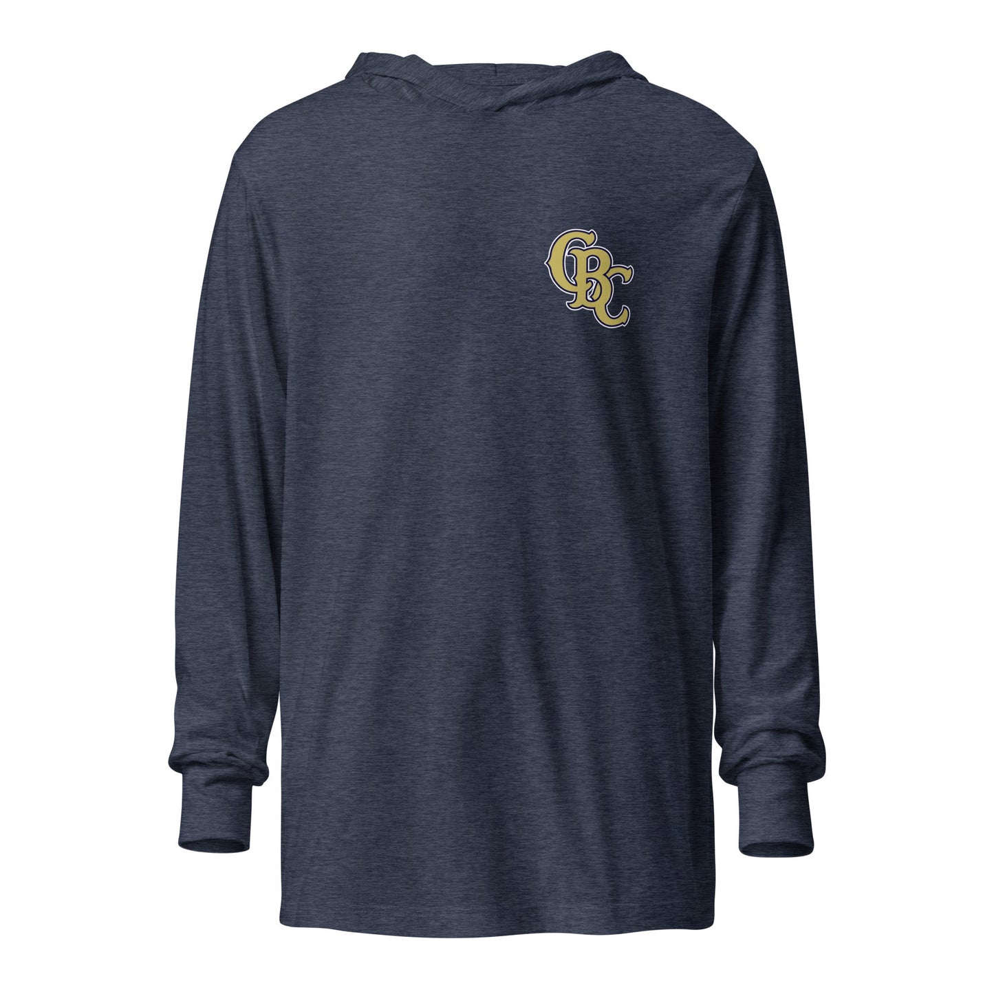 Performance | Hooded Long Sleeve T Shirt | Cougar Baseball Club | CBC Gold Logo