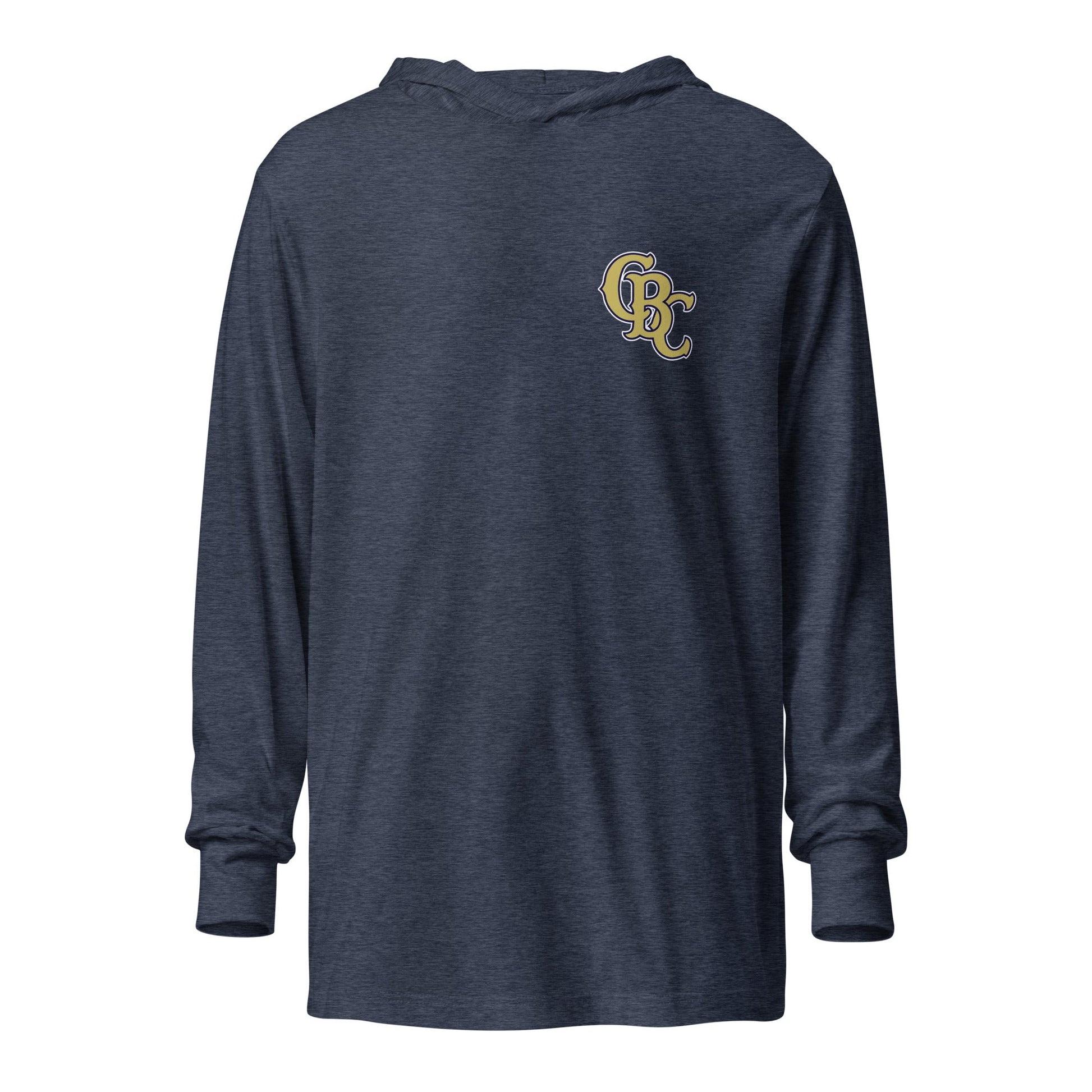 Performance | Hooded Long Sleeve T Shirt | Cougar Baseball Club | CBC Gold Logo