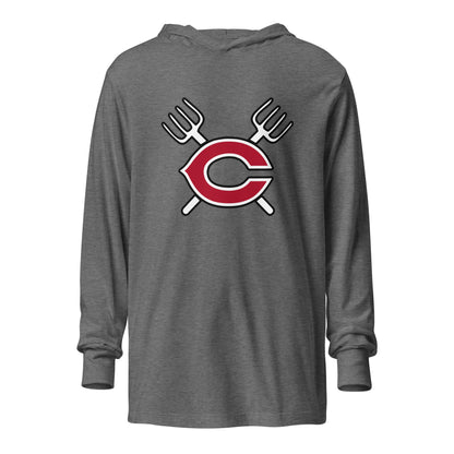 Performance | Hooded Long Sleeve T Shirt | Cozad Girls Golf | Crest Logo