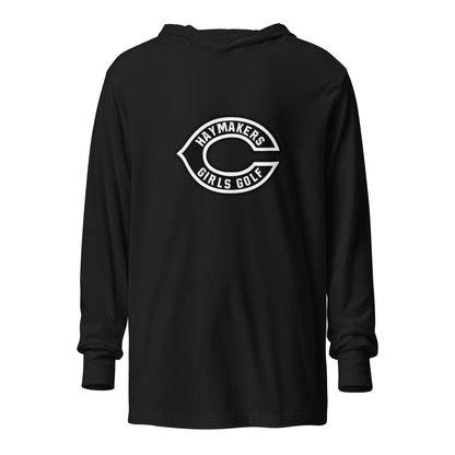 Performance | Hooded Long Sleeve T Shirt | Cozad Girls Golf | Haymaker Vanguard Logo