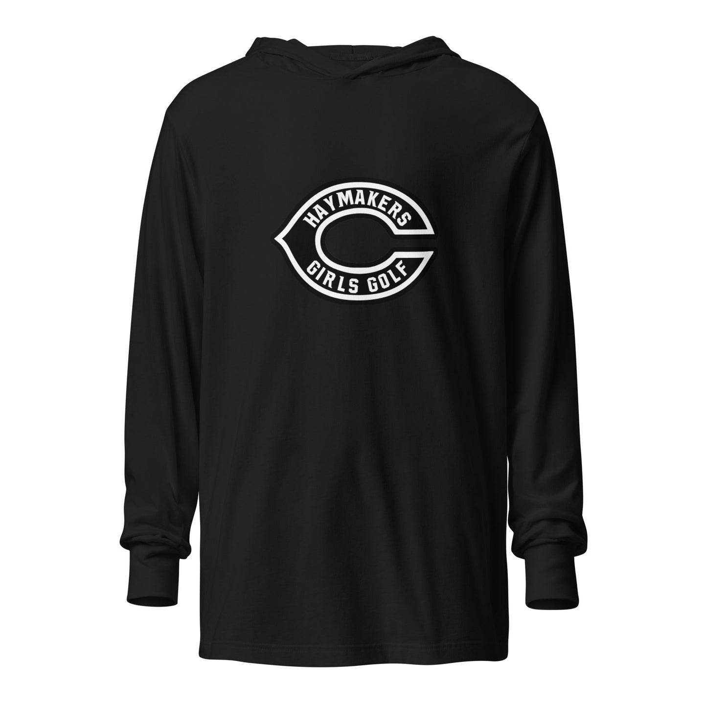 Performance | Hooded Long Sleeve T Shirt | Cozad Girls Golf | Haymaker Vanguard Logo