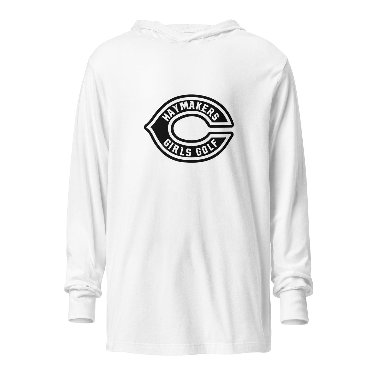 Performance | Hooded Long Sleeve T Shirt | Cozad Girls Golf | Haymaker Vanguard Logo