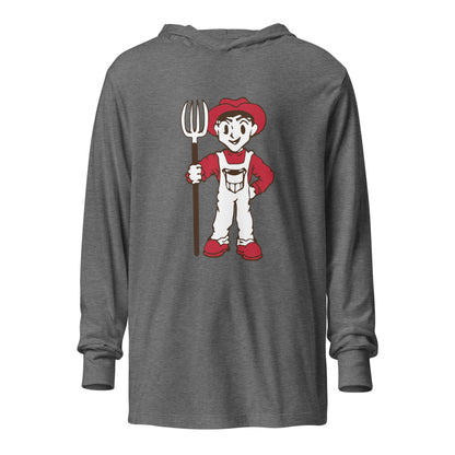 Performance | Hooded Long Sleeve T Shirt | Cozad Girls Golf | Mascot Logo