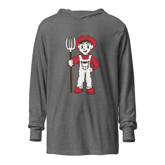 Performance | Hooded Long Sleeve T Shirt | Cozad Girls Golf | Mascot Logo