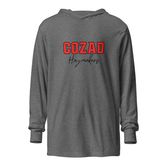 Performance | Hooded Long Sleeve T Shirt | Cozad Girls Golf | Script Logo