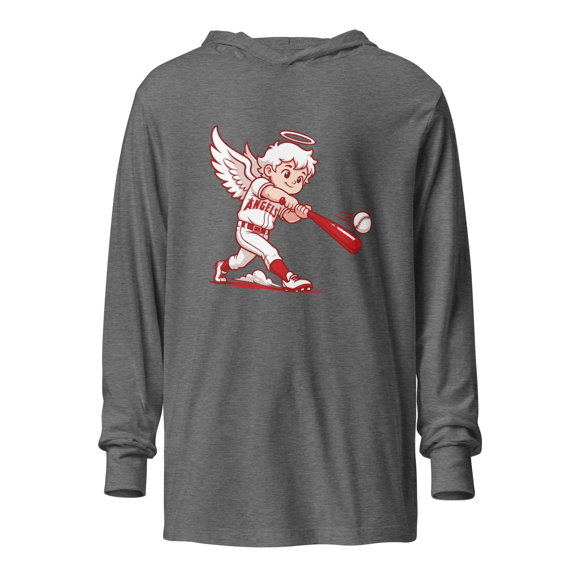 Performance | Hooded Long Sleeve T Shirt | Cross City Angels | Mascot Logo