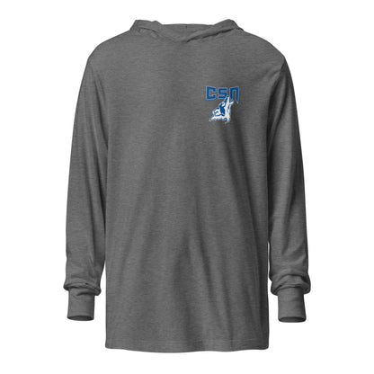 Performance | Hooded Long Sleeve T Shirt | CSN Volleyball | CSN Logo
