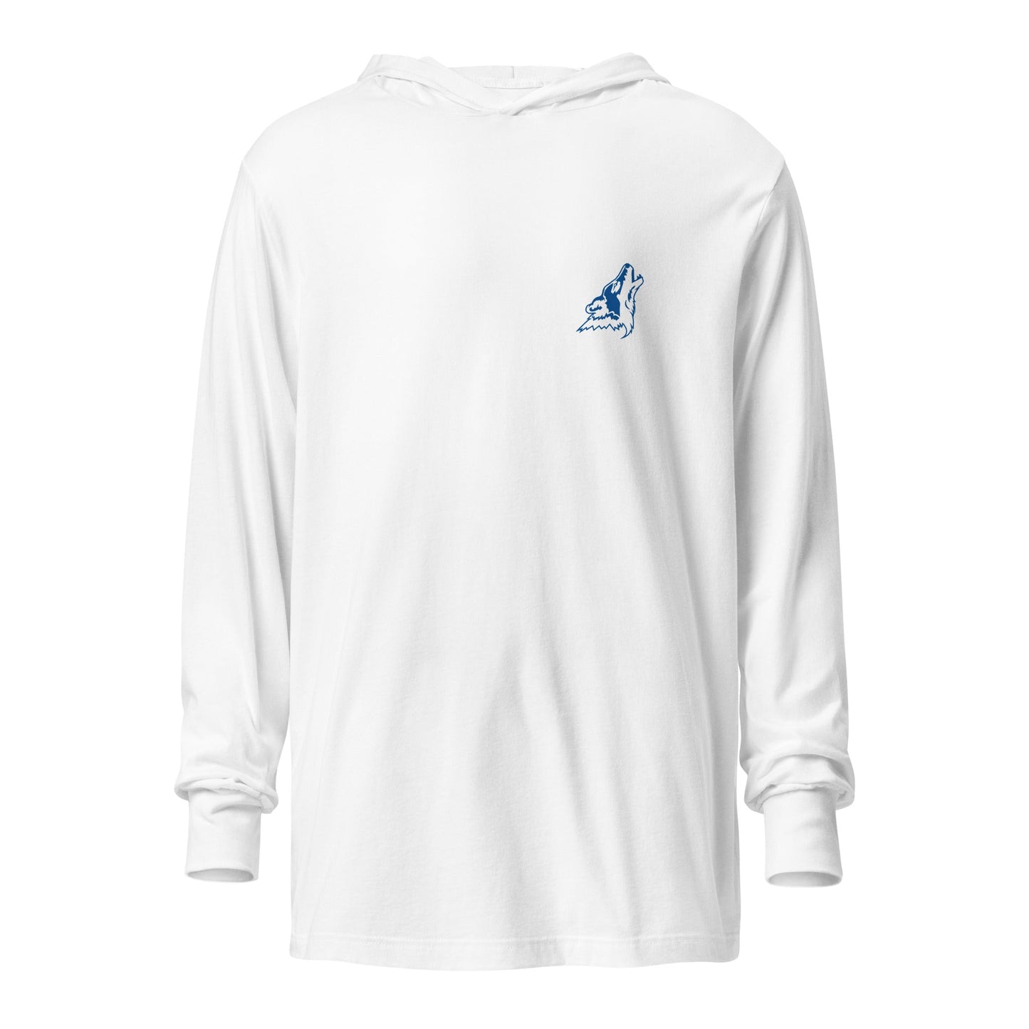 Performance | Hooded Long Sleeve T Shirt | CSN Volleyball | CSN White Alt Logo