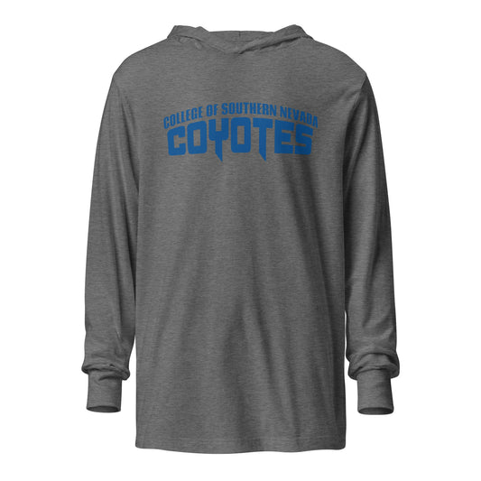 Performance | Hooded Long Sleeve T Shirt | CSN Volleyball | Script Logo