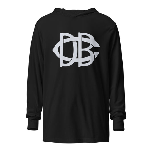 Performance | Hooded Long Sleeve T Shirt | Dallas Baseball Club | Interlocking DB Crest Logo