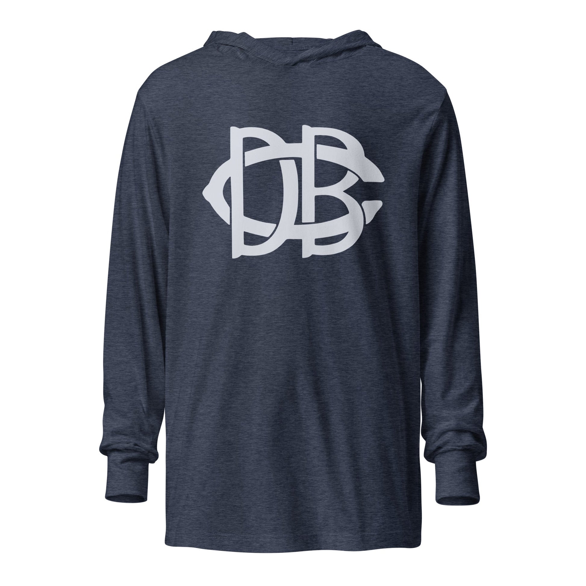Performance | Hooded Long Sleeve T Shirt | Dallas Baseball Club | Interlocking DB Crest Logo