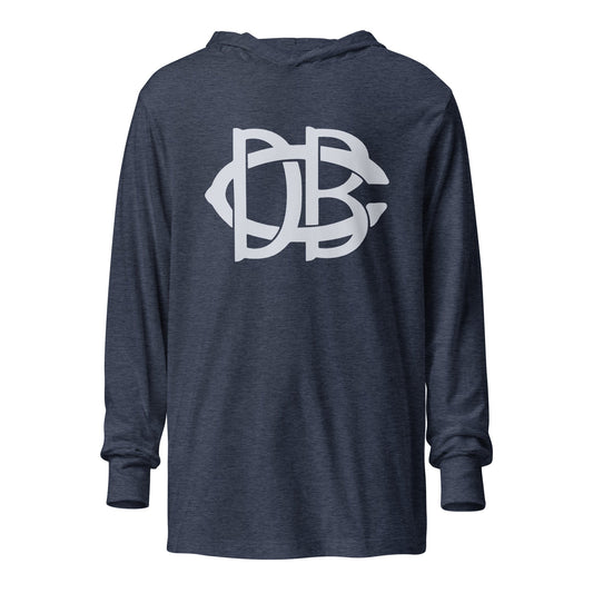 Performance | Hooded Long Sleeve T Shirt | Dallas Baseball Club | Interlocking DB Crest Logo