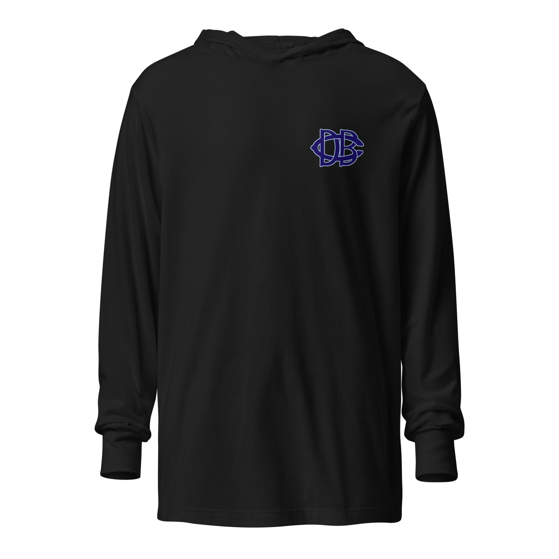 Performance | Hooded Long Sleeve T Shirt | Dallas Baseball Club | Vanguard Logo