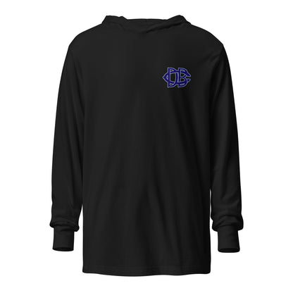 Performance | Hooded Long Sleeve T Shirt | Dallas Baseball Club | Vanguard Logo