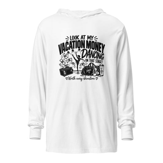 Performance | Hooded Long Sleeve T Shirt | Dance Life | Vanguard Logo