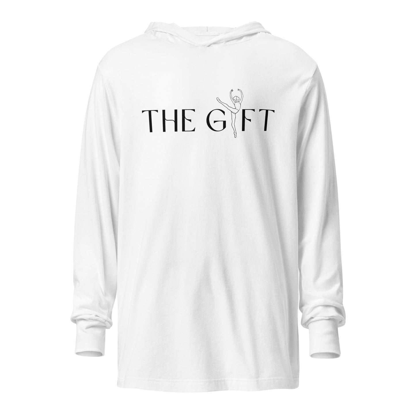 Performance | Hooded Long Sleeve T Shirt | Dancin' Time Studios | Lyric Dancer Logo