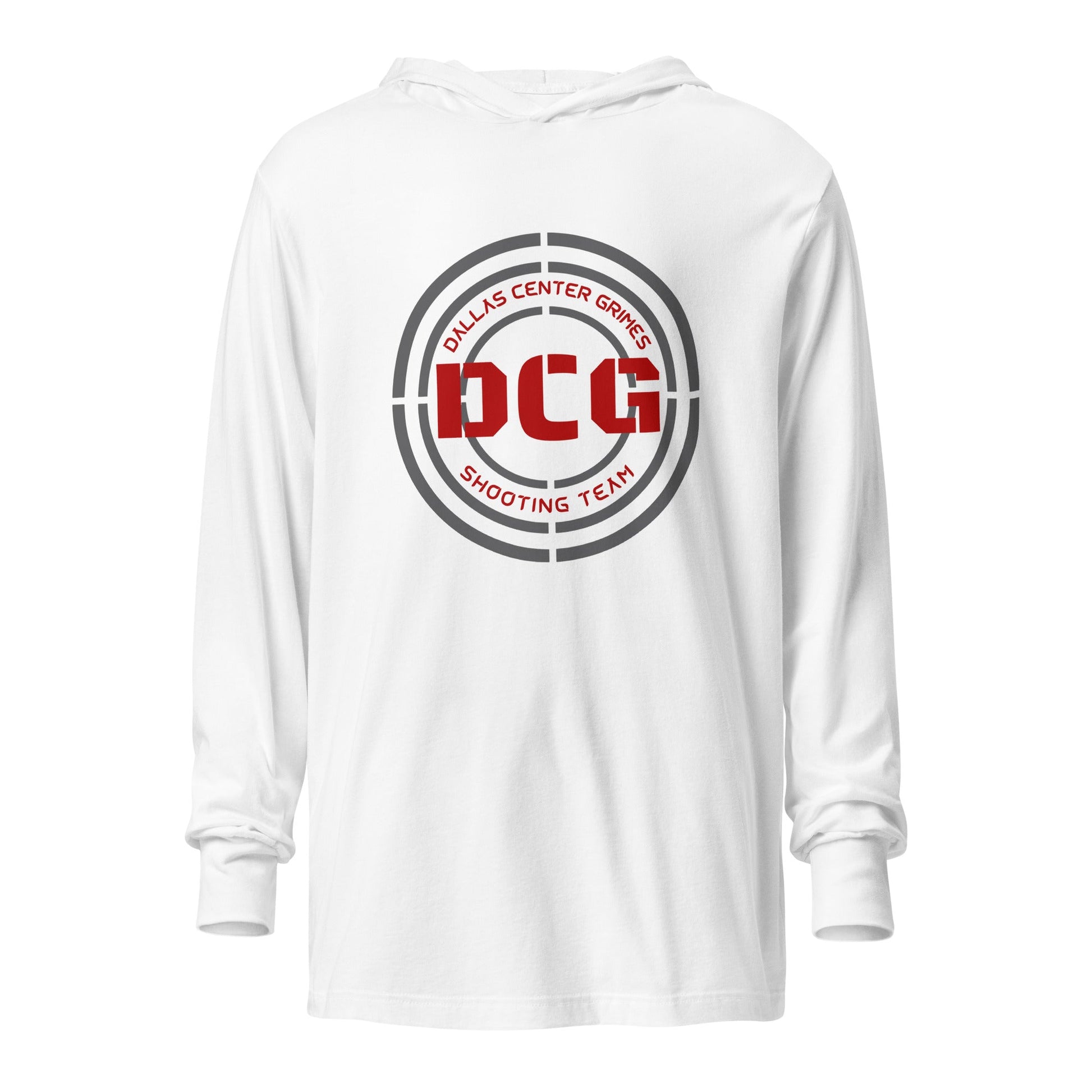 Performance | Hooded Long Sleeve T Shirt | DCG SHOOTING TEAM | Logo