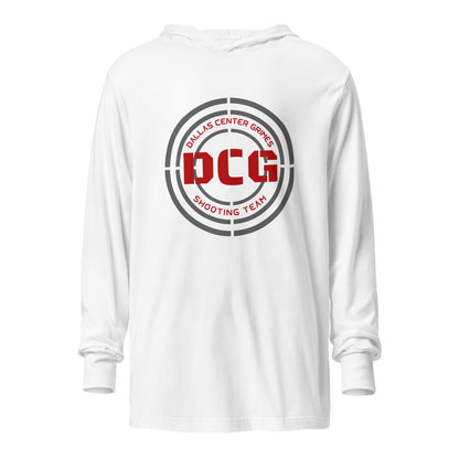 Performance | Hooded Long Sleeve T Shirt | DCG SHOOTING TEAM | Logo