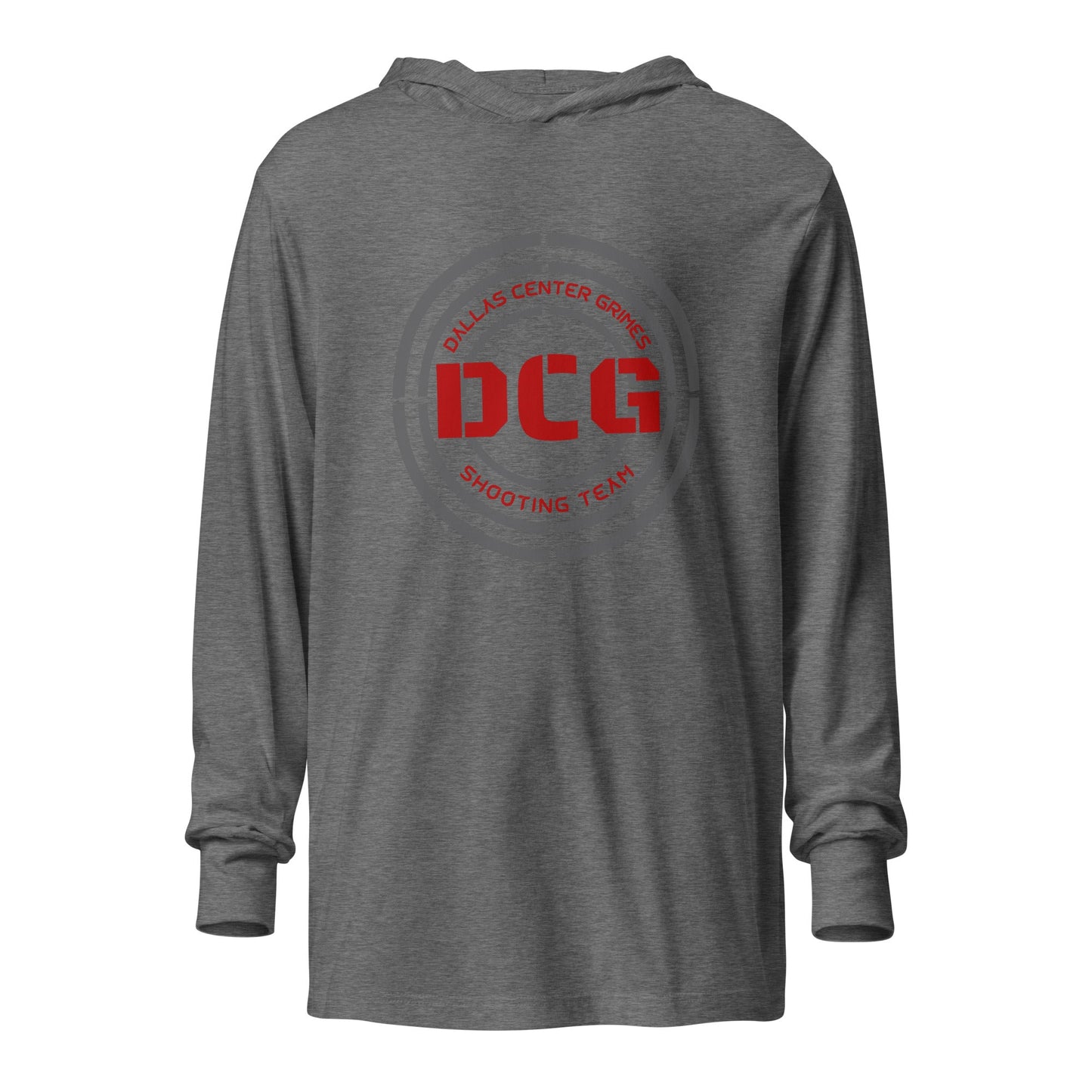 Performance | Hooded Long Sleeve T Shirt | DCG SHOOTING TEAM | Logo