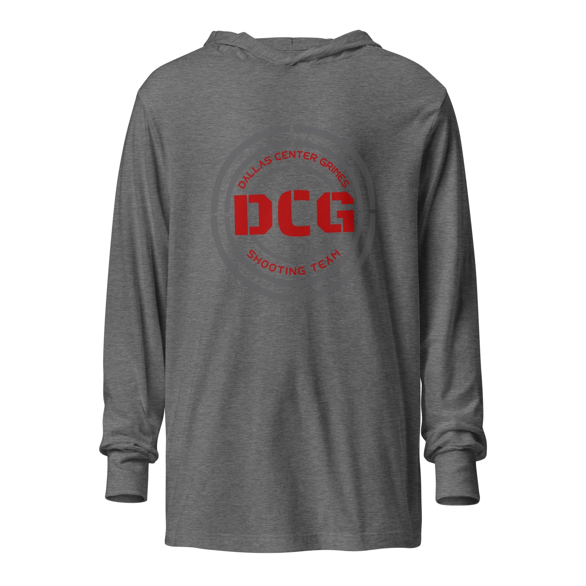 Performance | Hooded Long Sleeve T Shirt | DCG SHOOTING TEAM | Logo