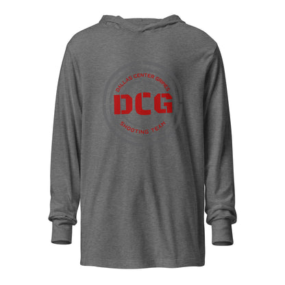 Performance | Hooded Long Sleeve T Shirt | DCG SHOOTING TEAM | Logo