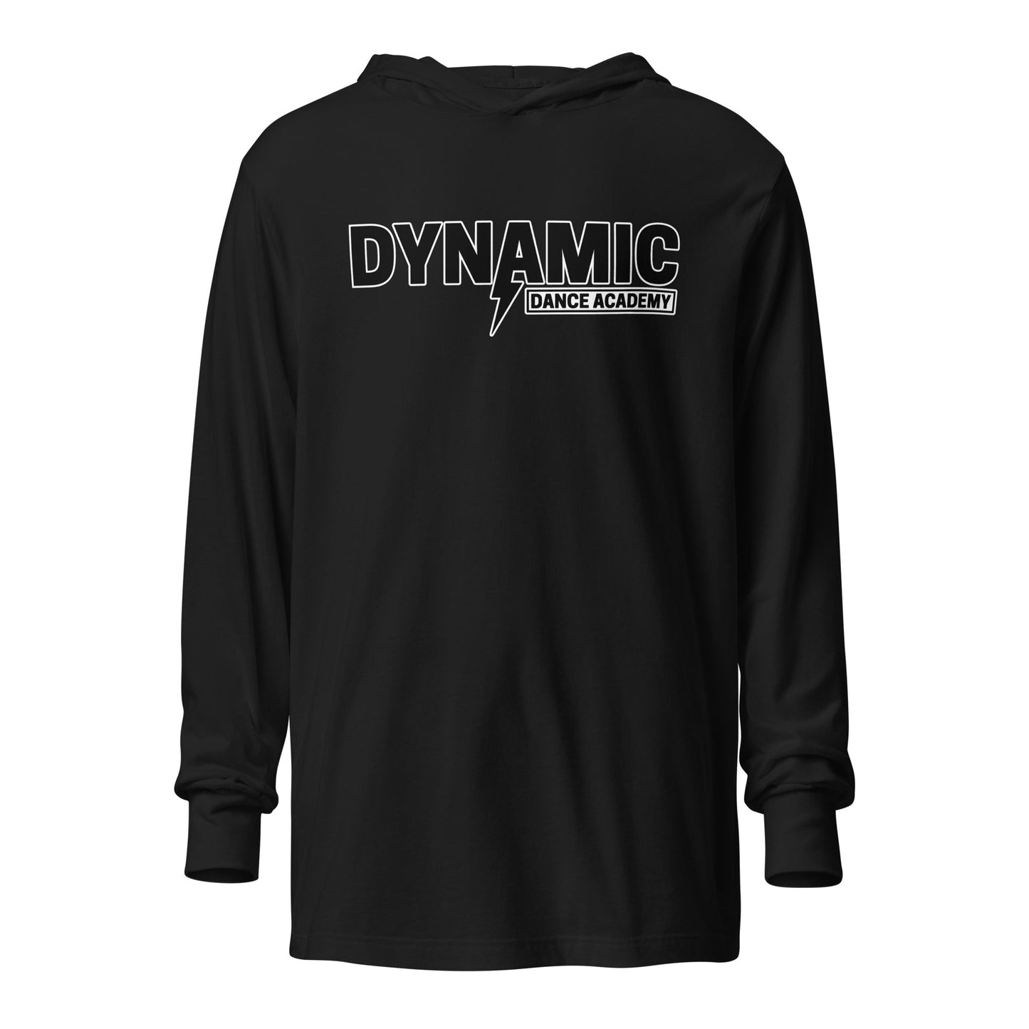 Performance | Hooded Long Sleeve T Shirt | DDA Staten Island | Classic Logo