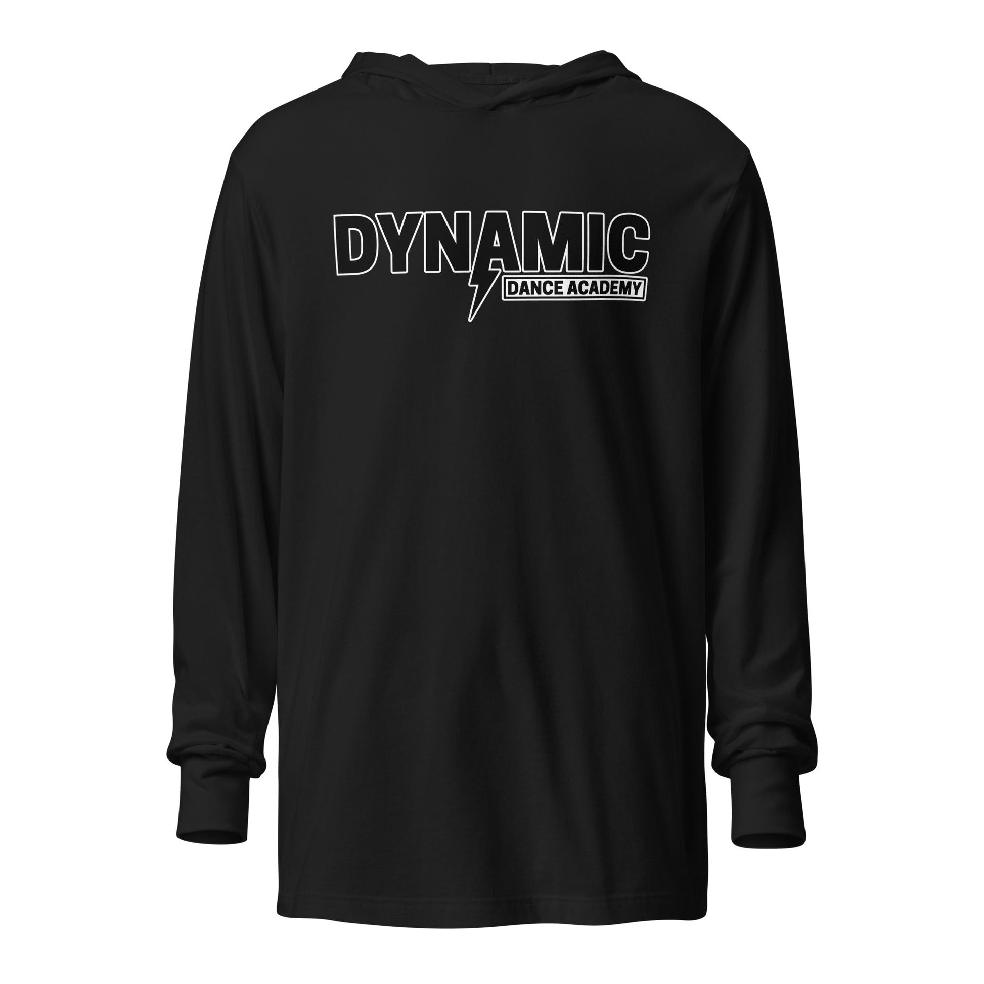 Performance | Hooded Long Sleeve T Shirt | DDA Staten Island | Classic Logo