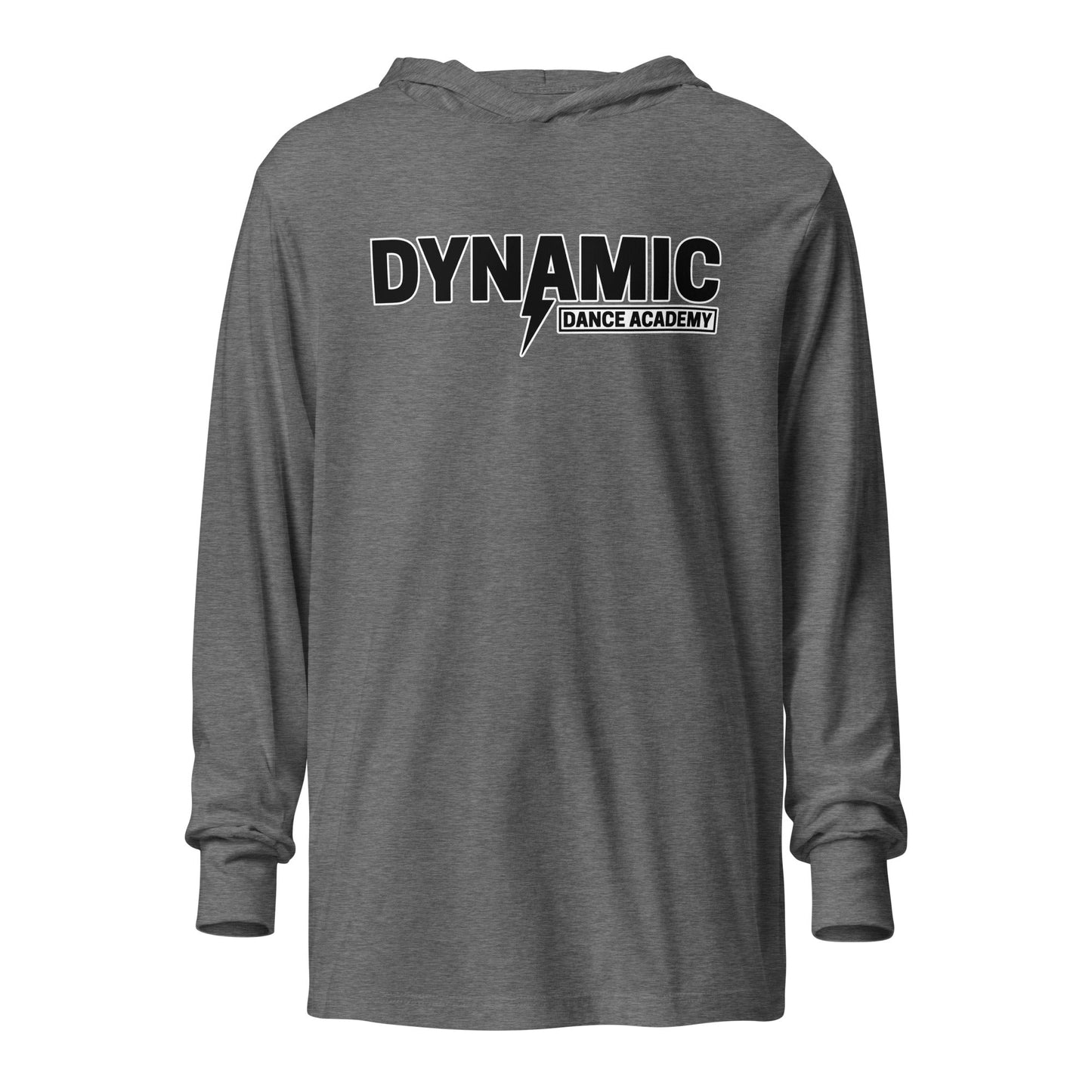 Performance | Hooded Long Sleeve T Shirt | DDA Staten Island | Classic Logo