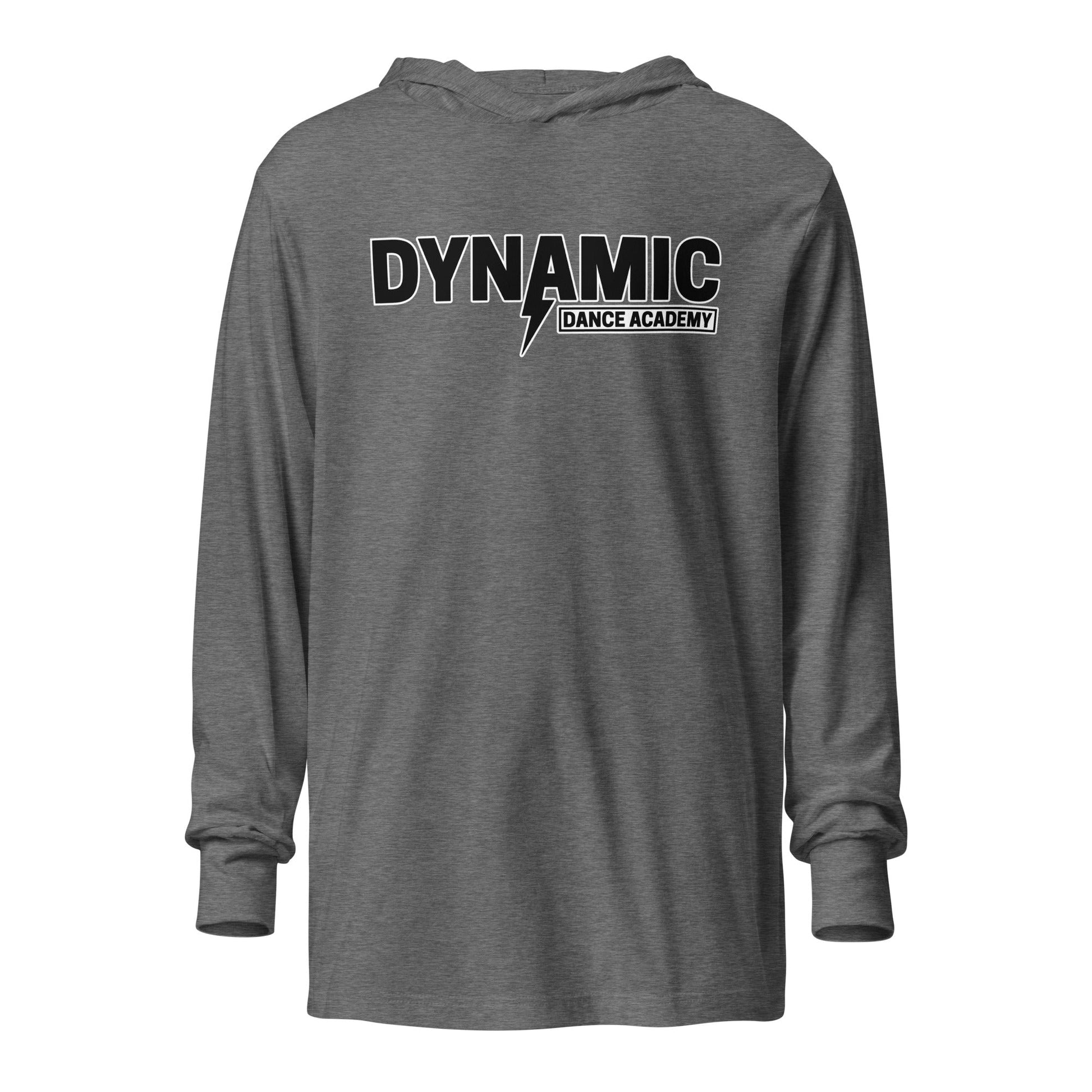 Performance | Hooded Long Sleeve T Shirt | DDA Staten Island | Classic Logo