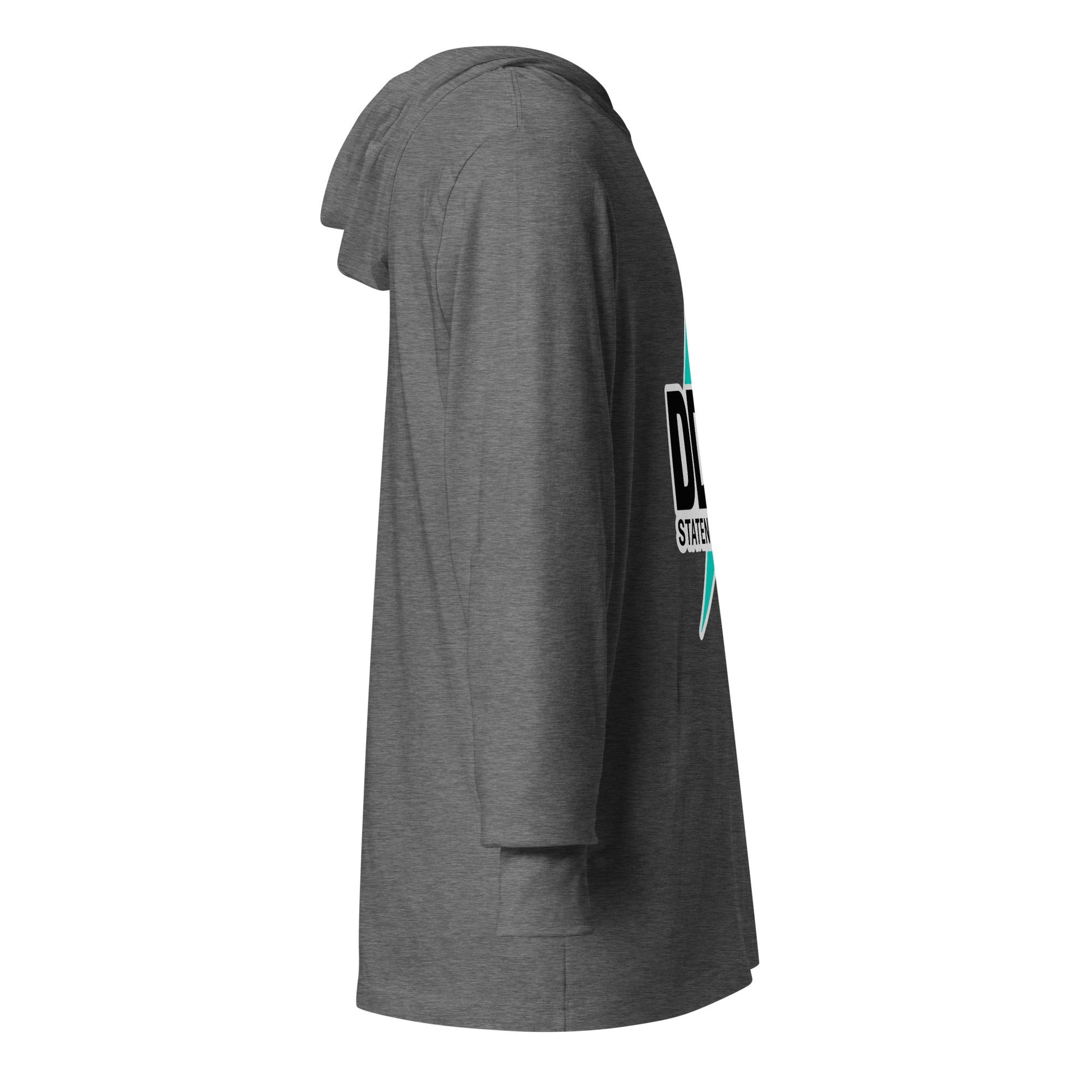 Performance | Hooded Long Sleeve T Shirt | DDA Staten Island | Icon Logo