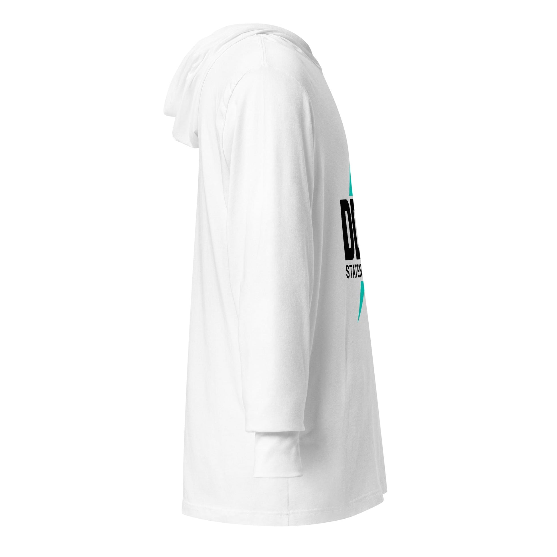 Performance | Hooded Long Sleeve T Shirt | DDA Staten Island | Icon Logo