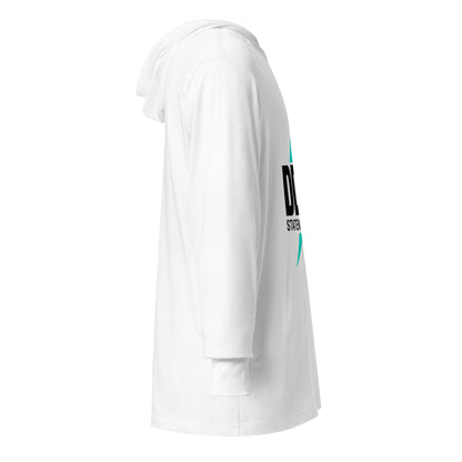 Performance | Hooded Long Sleeve T Shirt | DDA Staten Island | Icon Logo