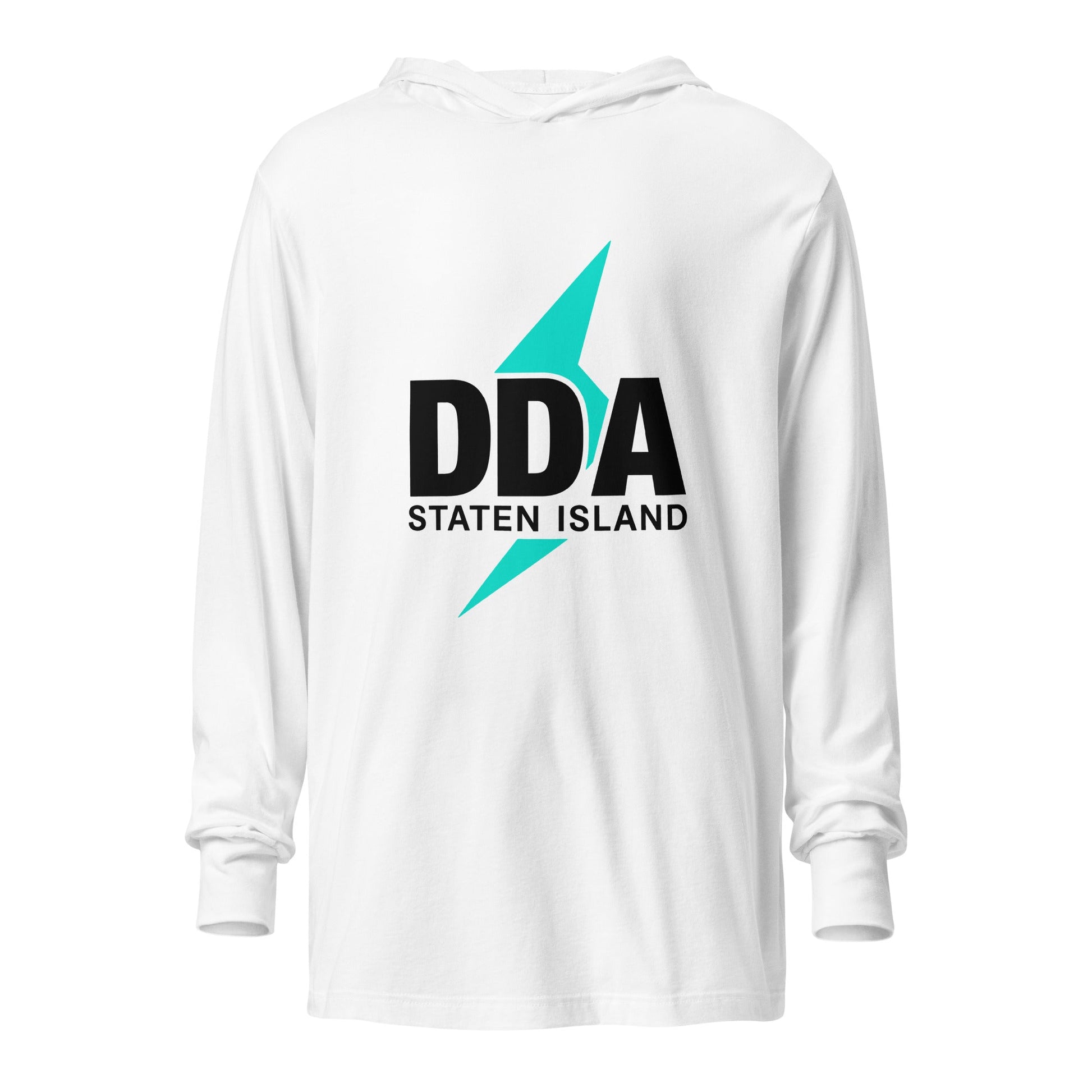 Performance | Hooded Long Sleeve T Shirt | DDA Staten Island | Icon Logo