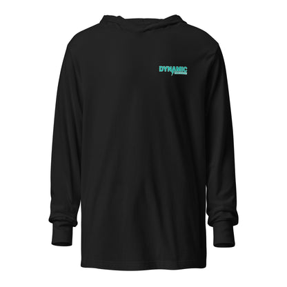 Performance | Hooded Long Sleeve T Shirt | DDA Staten Island | Mark Logo