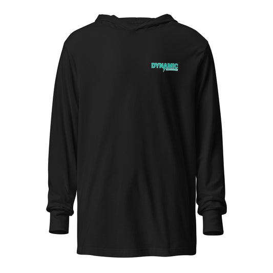 Performance | Hooded Long Sleeve T Shirt | DDA Staten Island | Mark Logo
