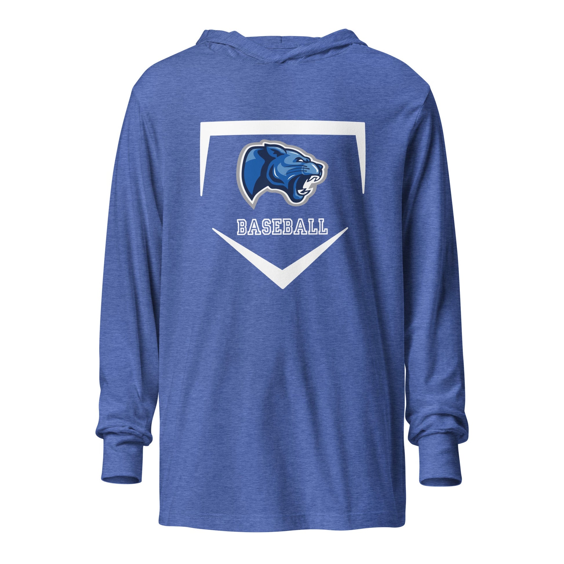 Performance | Hooded Long Sleeve T Shirt | Denmark Technical College | Baseball Logo