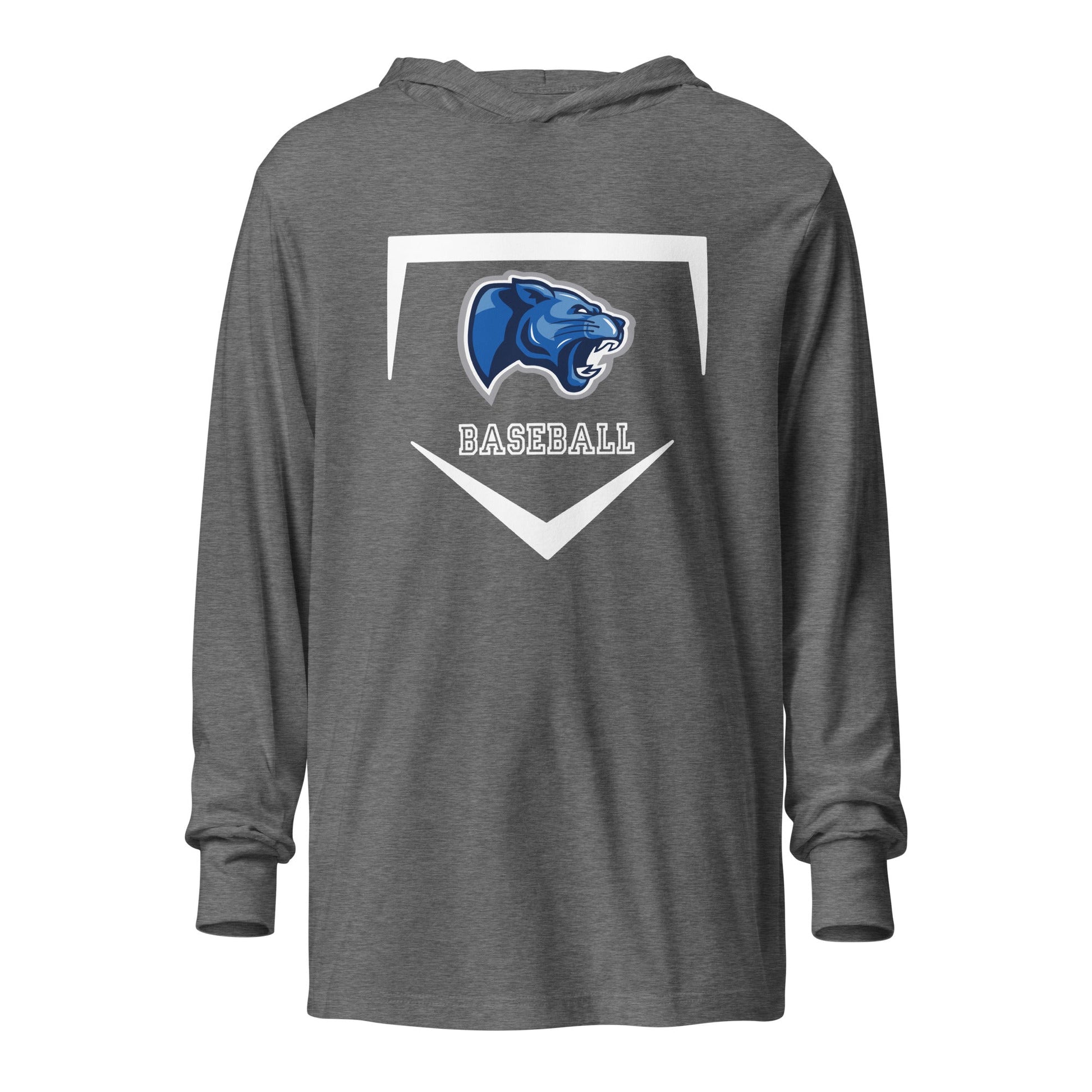 Performance | Hooded Long Sleeve T Shirt | Denmark Technical College | Baseball Logo