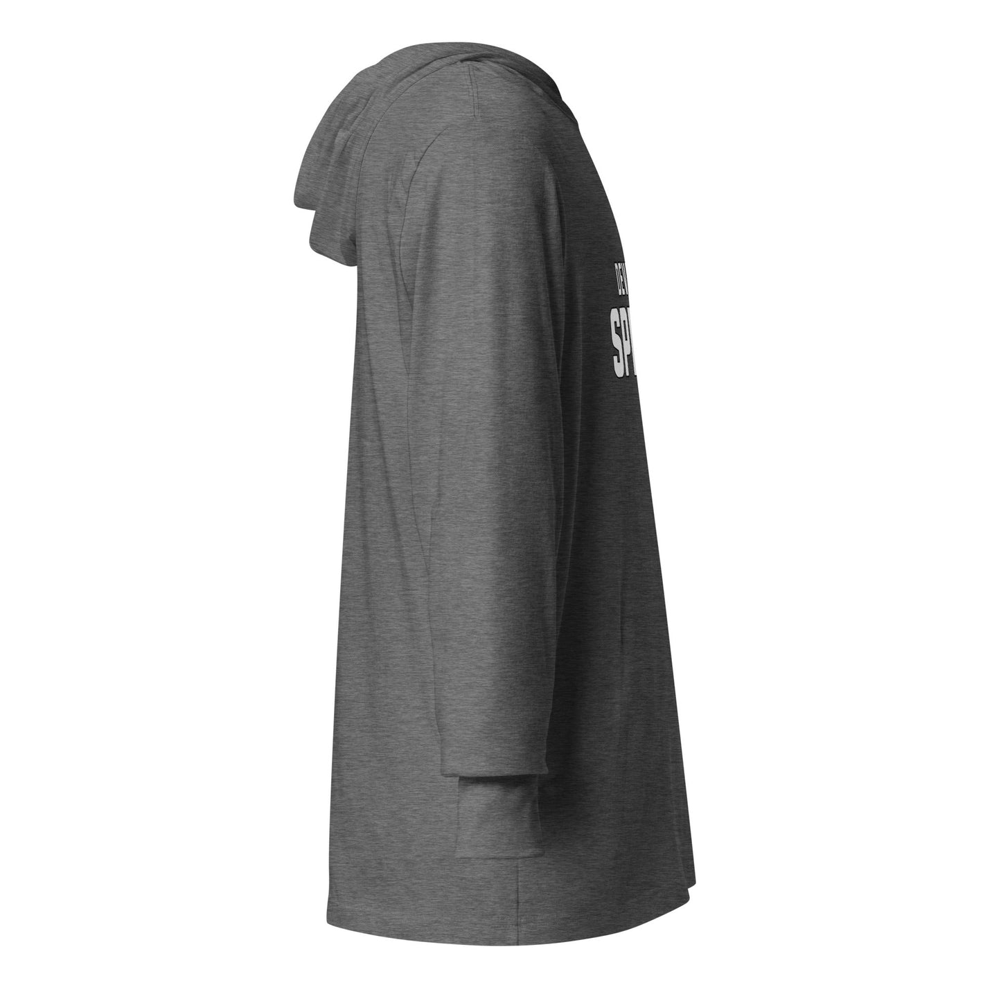 Performance | Hooded Long Sleeve T Shirt | Devine Speed | Script Logo