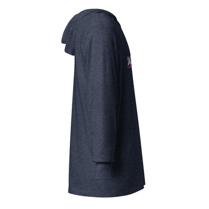 Performance | Hooded Long Sleeve T Shirt | Dirty Dangles | Script Logo