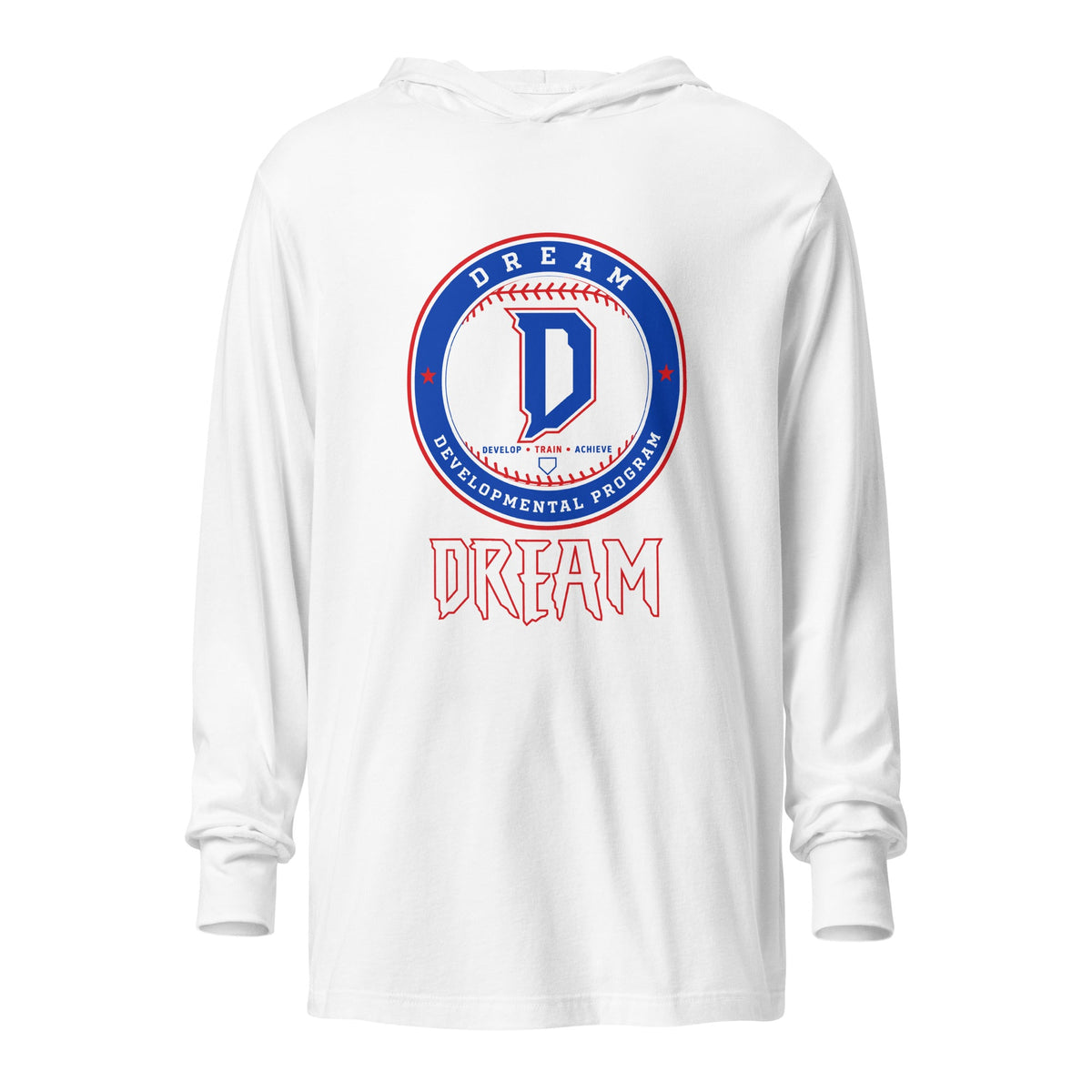 Performance | Hooded Long Sleeve T Shirt | Dream Developmental Program | Valor Logo