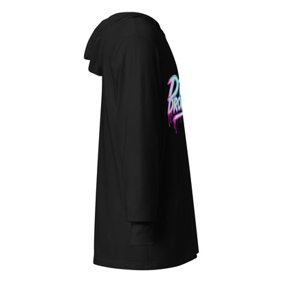 Performance | Hooded Long Sleeve T Shirt | Drip Droppers | Alt Logo