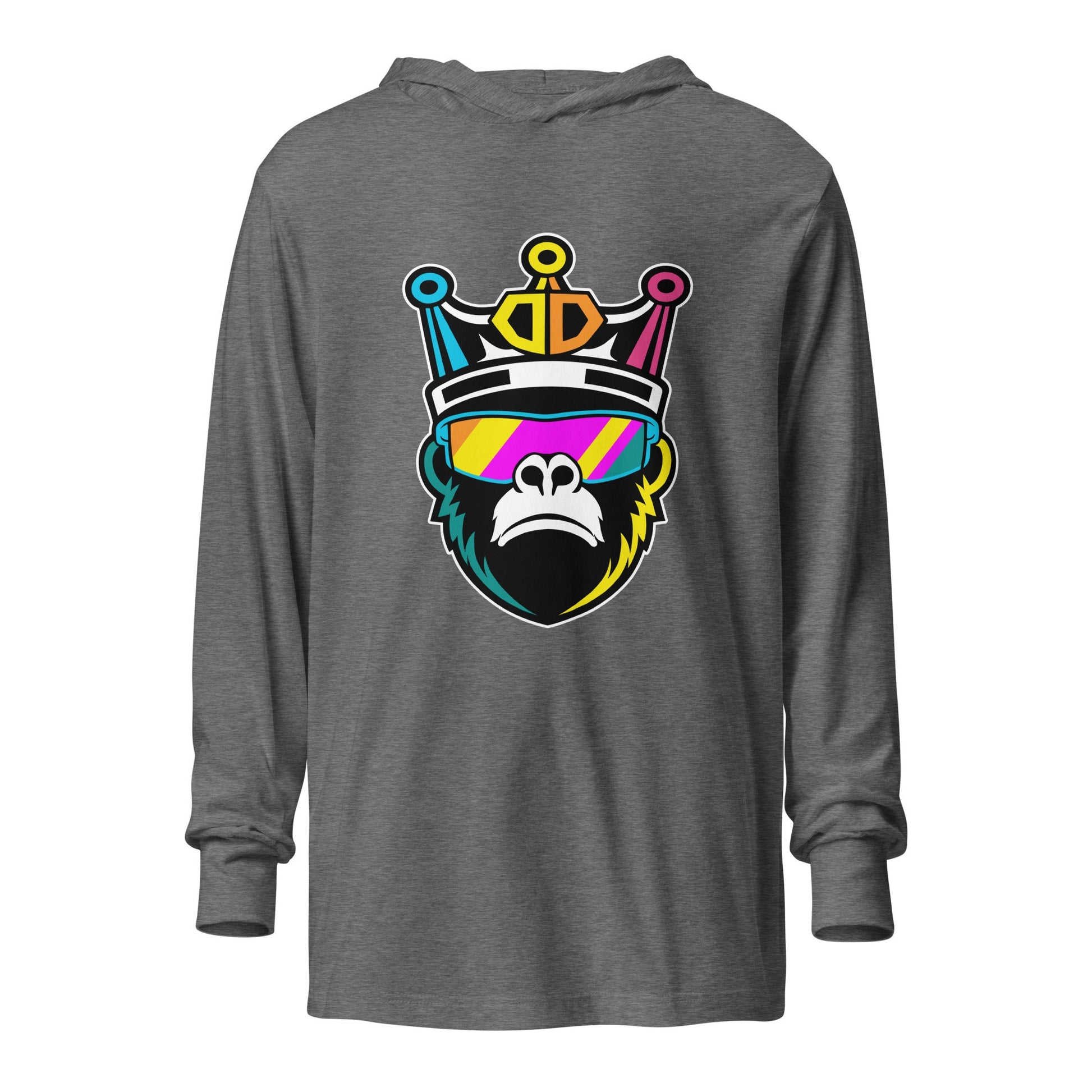 Performance | Hooded Long Sleeve T Shirt | Drip Droppers | Mascot Logo