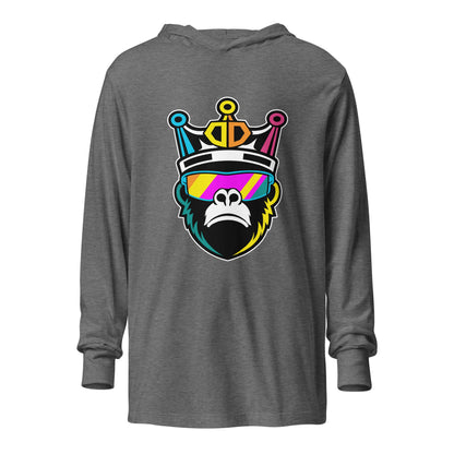 Performance | Hooded Long Sleeve T Shirt | Drip Droppers | Mascot Logo