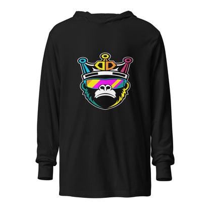 Performance | Hooded Long Sleeve T Shirt | Drip Droppers | Mascot Logo