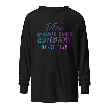 Performance | Hooded Long Sleeve T Shirt | Dynamic Dance Company | Damce Team Logo