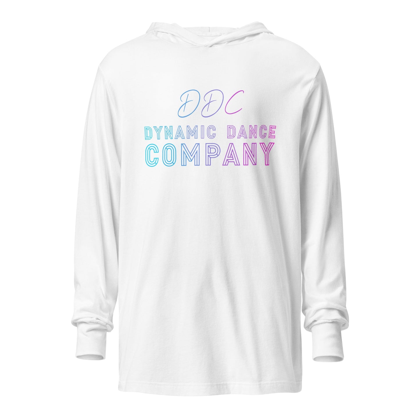 Performance | Hooded Long Sleeve T Shirt | Dynamic Dance Company | DDC Logo