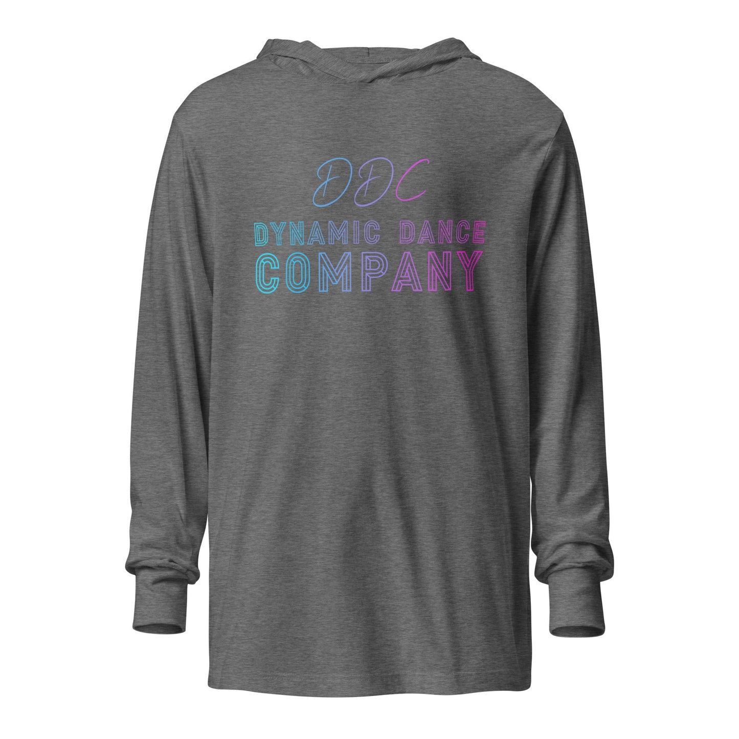 Performance | Hooded Long Sleeve T Shirt | Dynamic Dance Company | DDC Logo